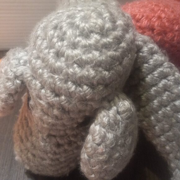 Crochet Hippo Ballerina Doll Plush Stuffed Animal - Picture 6 of 8